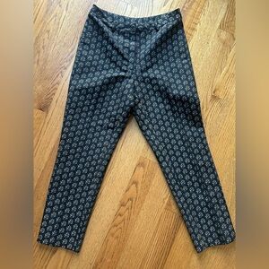 H&M Jacquard Cropped Pants